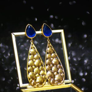 Enamel Drop Earring (Cat-eye)