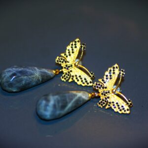 Butterfly Labradorite Earrings