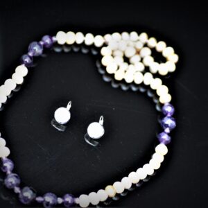 Amethyst pearl set