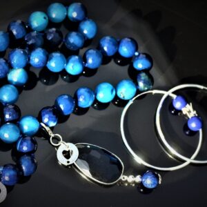 Blue onyx set