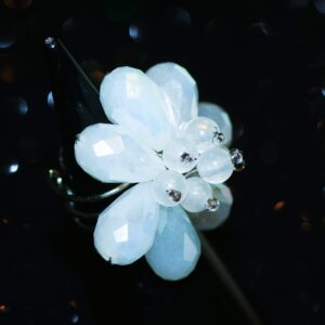 Beaded Ring ( White)