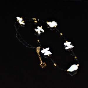 Mother of pearl beaded necklace