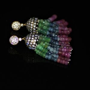 Precious tassel earrings