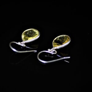 Peridot drop earrings