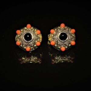 French omega earrings