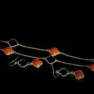Julliette set coral gold