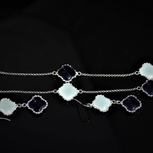Jullietta set in ice-blue