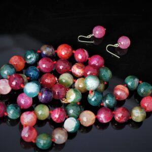 Multicoloured Agate set