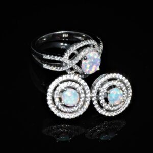 White opal duo set