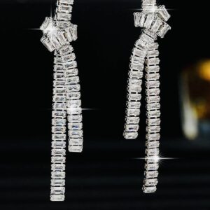 Zirconia Twist Earrings