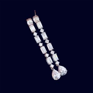 Zirconia Teardrop Earrings