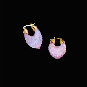 Eve Lucite Earring (Lilac)