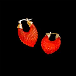 Eve Lucite Earring (Red)