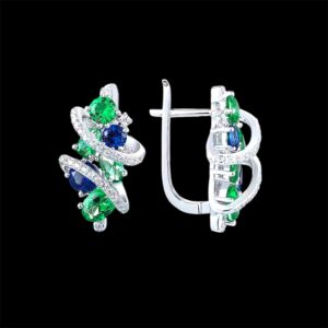 Orbit Zirconia Earrings